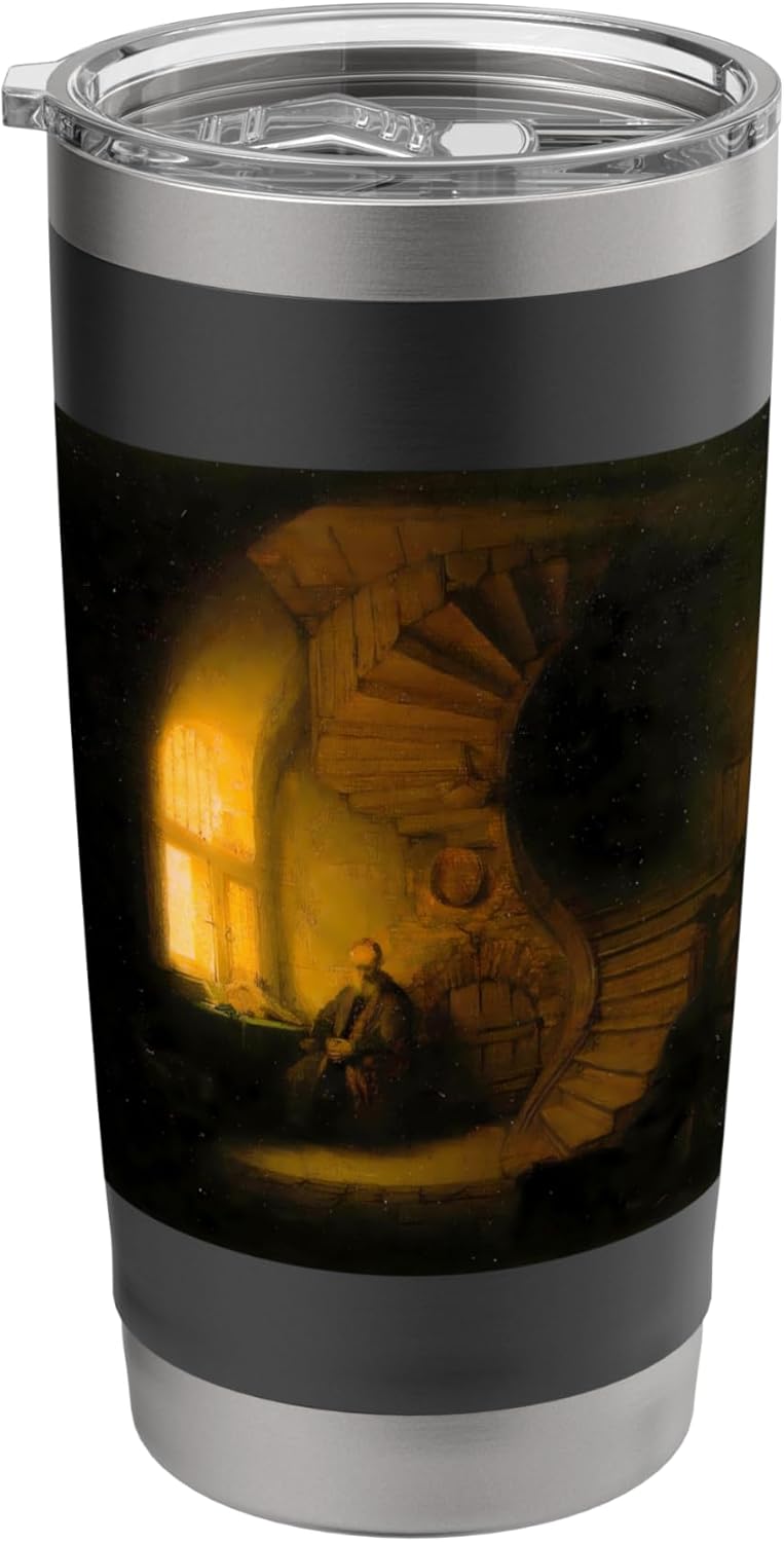 Philosopher in Meditation by Rembrandt