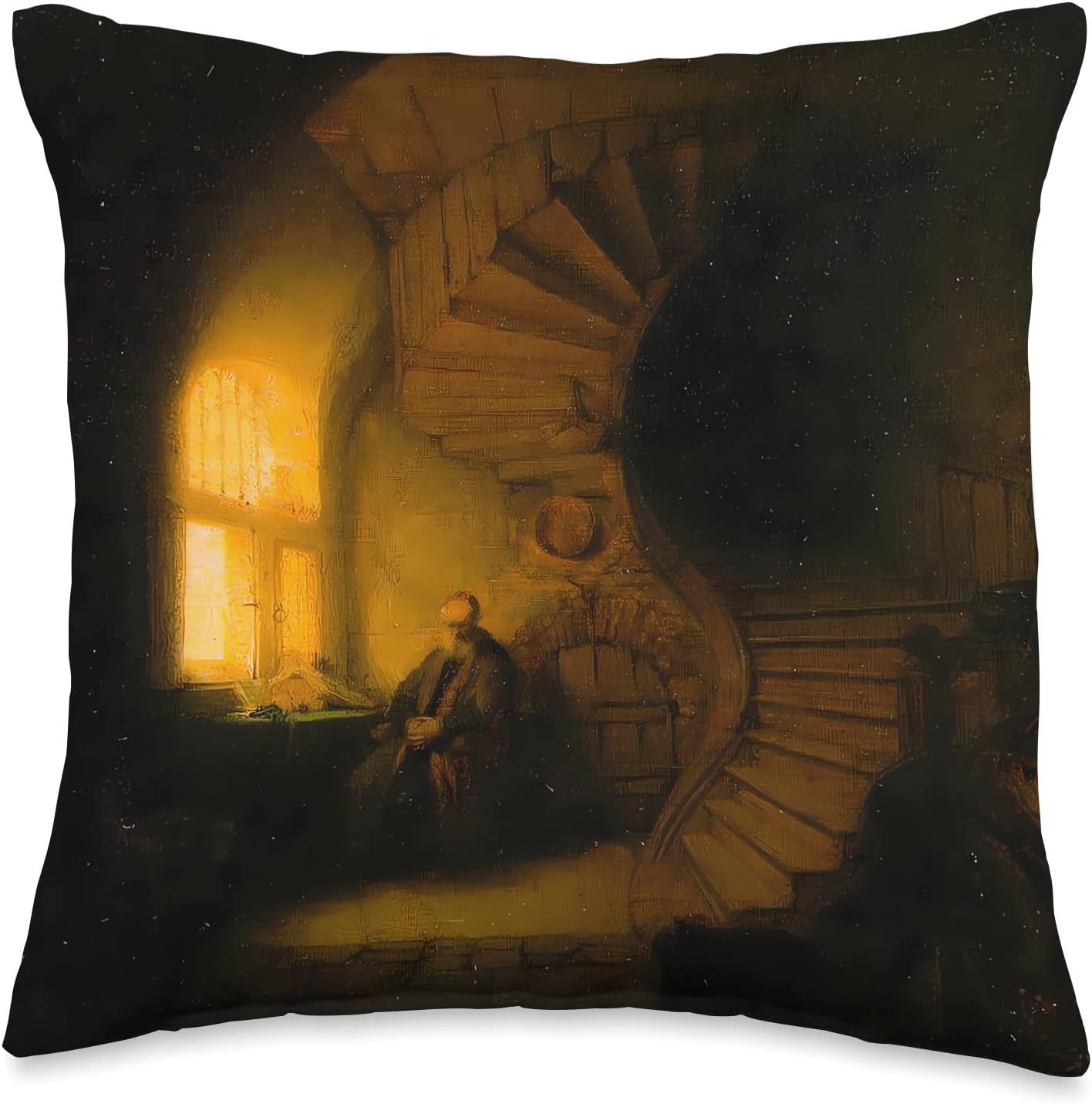 Philosopher in Meditation by Rembrandt
