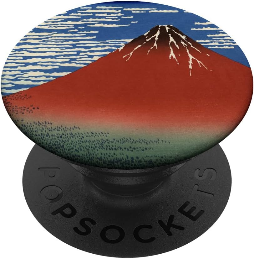 Fuji, Mountains in clear Weather (Red Fuji) by Katsushika Hokusai