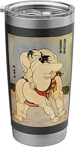 Sumo Wrestlers by Katsushika Hokusai