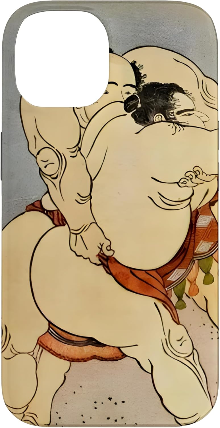 Sumo Wrestlers by Katsushika Hokusai