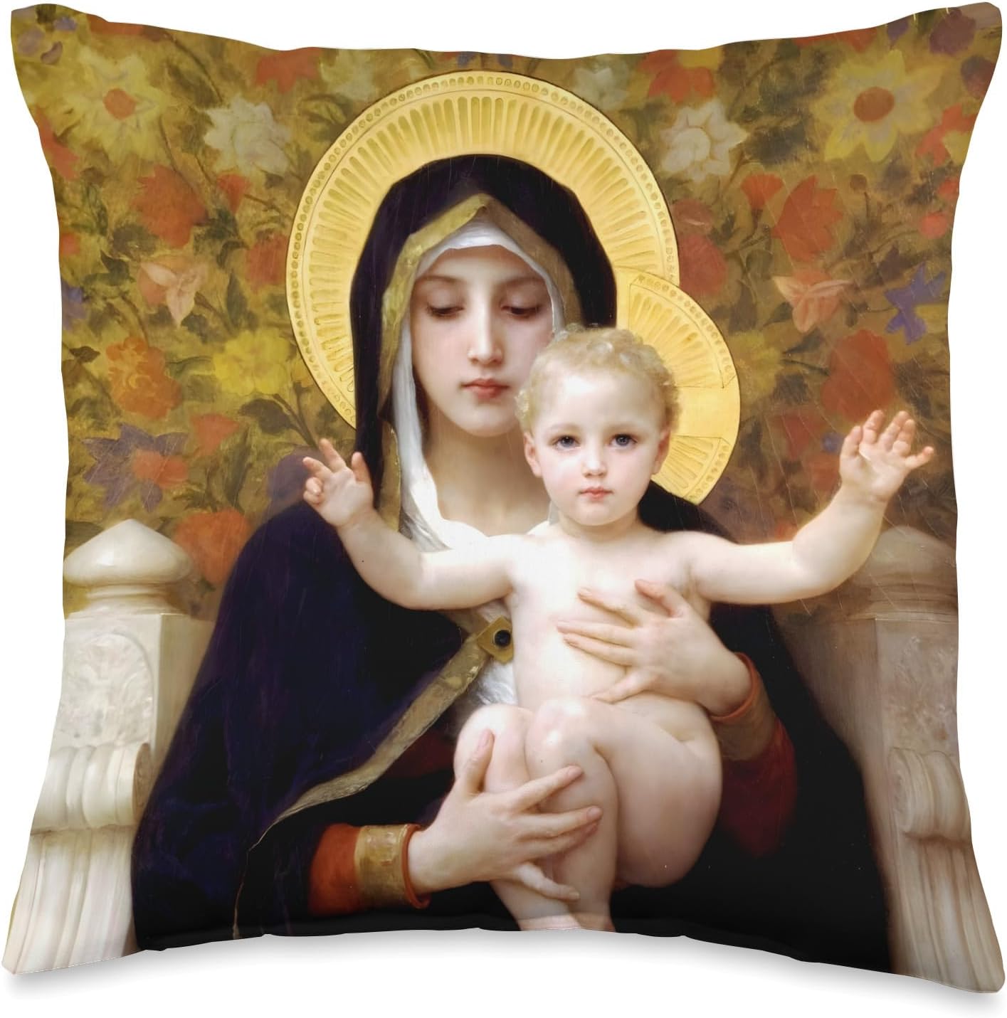 The Madonna of the Lilies by William-Adolphe Bouguereau