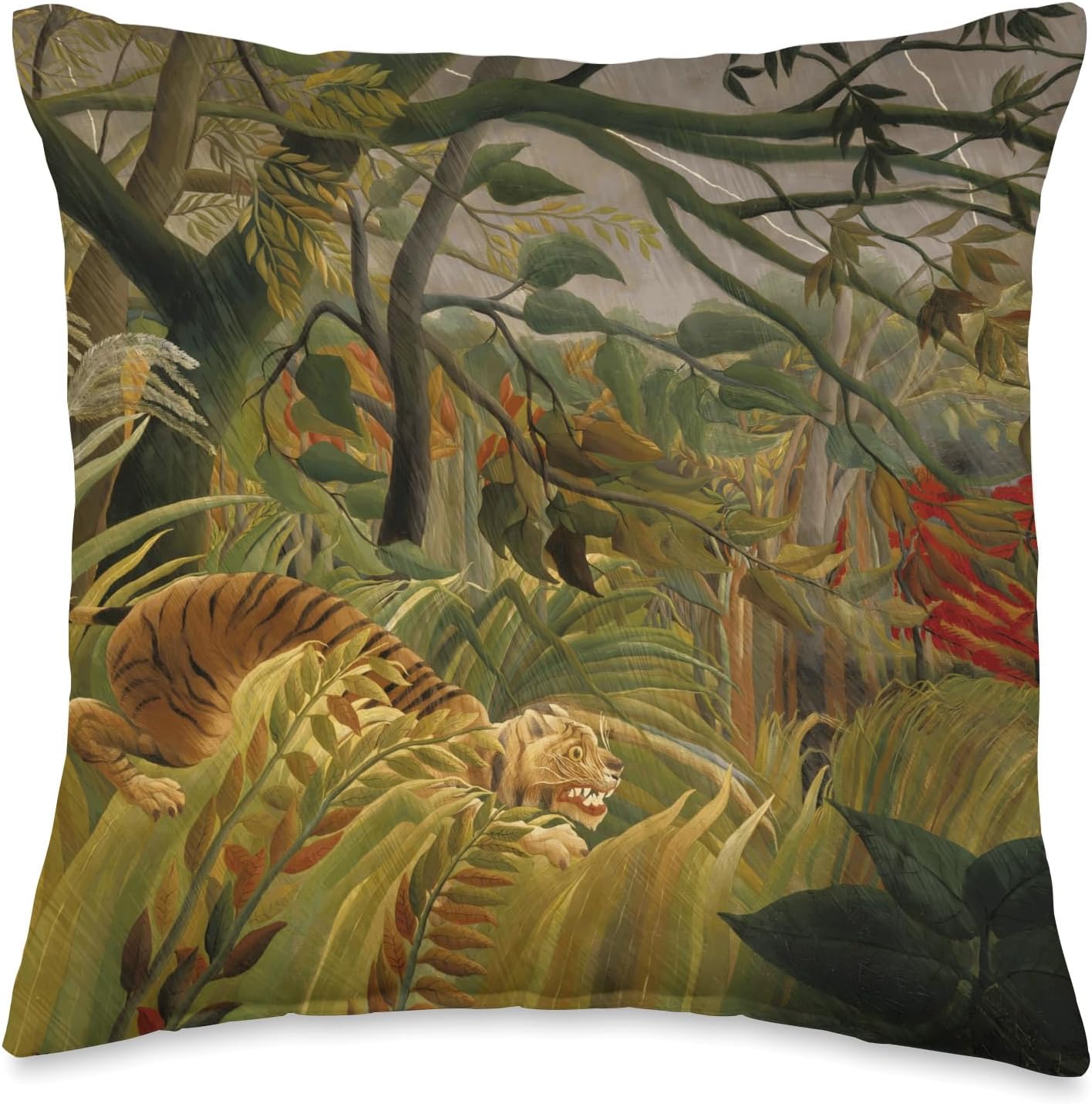 Tiger in a Tropical Storm (Surprised!) by Henri Rousseau