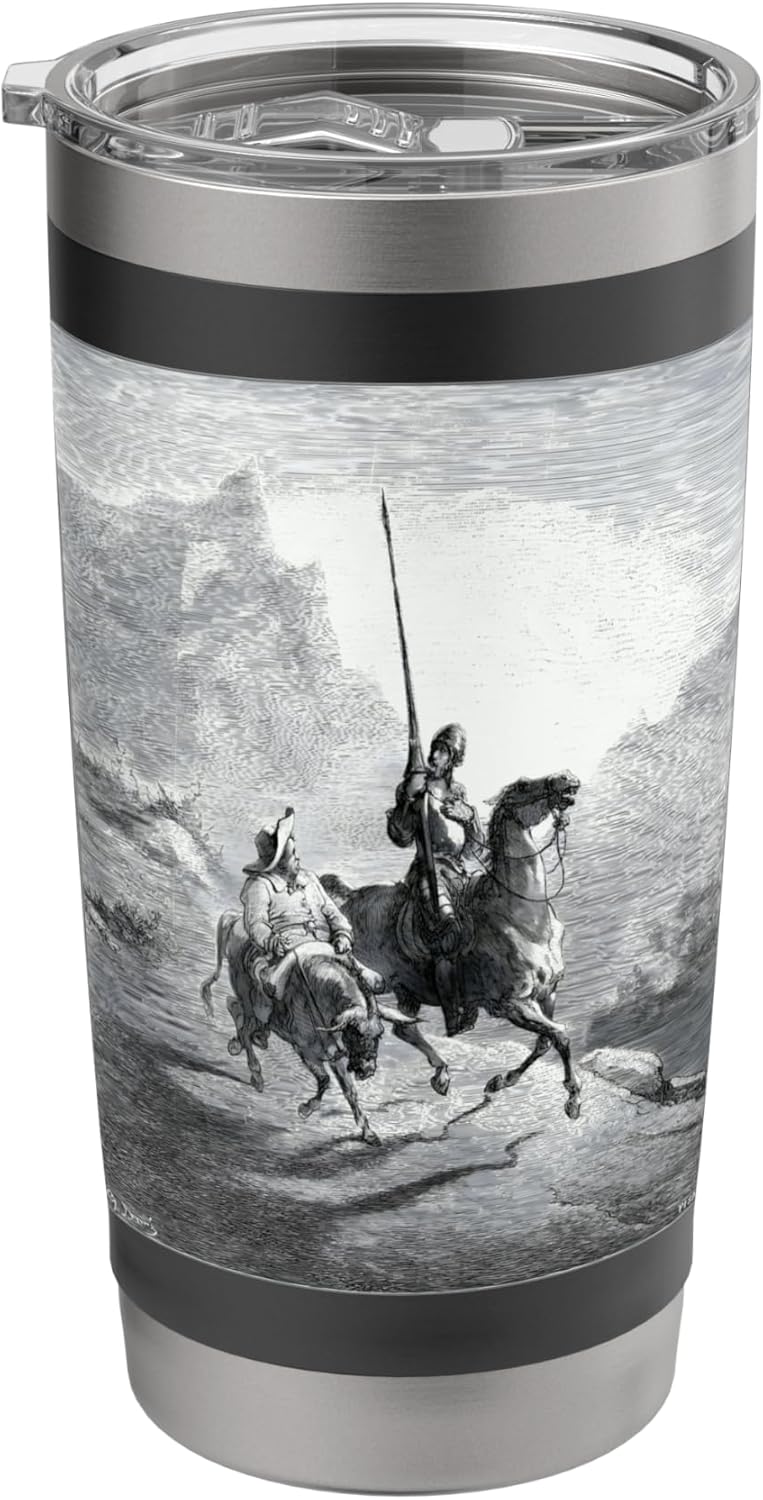 Don Quixote and Sancho Setting Out by Gustave Doré