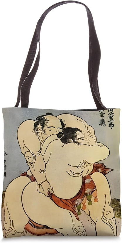 Sumo Wrestlers by Katsushika Hokusai