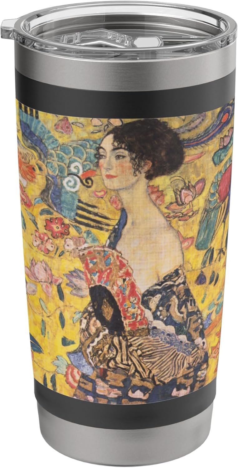 Lady with Fan by Gustav Klimt