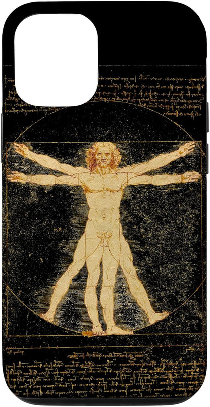 The Vitruvian Man by Leonardo da Vinci (no background)