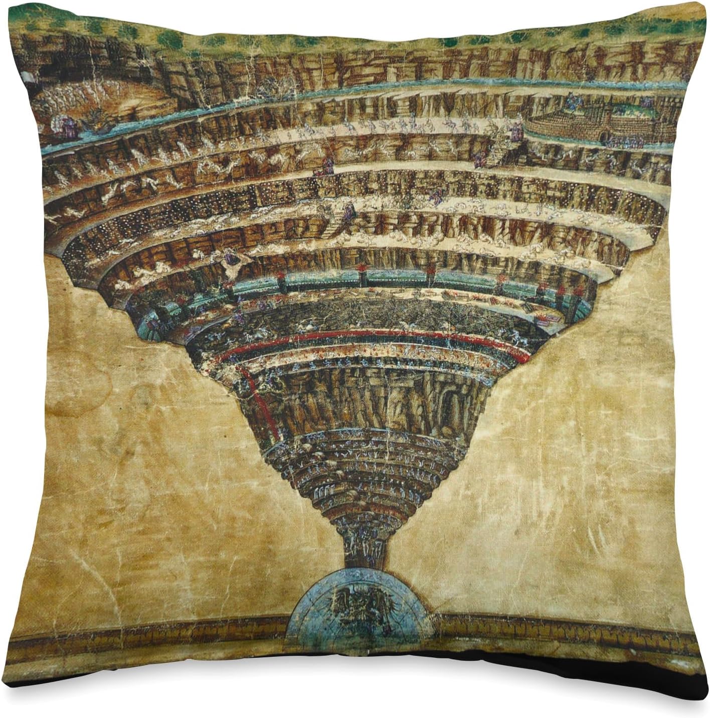 Chart of Hell by Sandro Botticelli