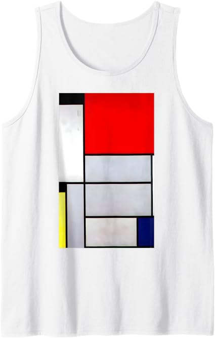 Neoplasticism abstract painting design by Piet Mondrian