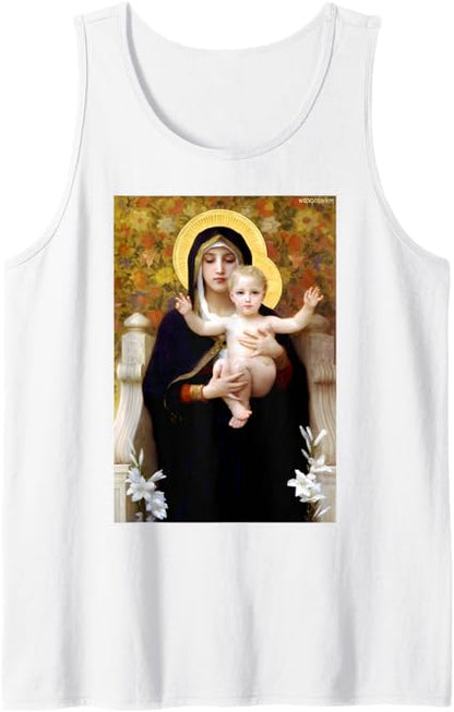 The Madonna of the Lilies by William-Adolphe Bouguereau