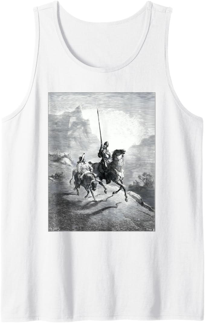 Don Quixote and Sancho Setting Out by Gustave Doré