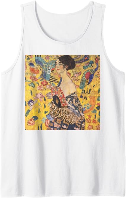 Lady with Fan by Gustav Klimt