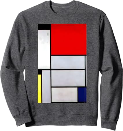 Neoplasticism abstract painting design by Piet Mondrian