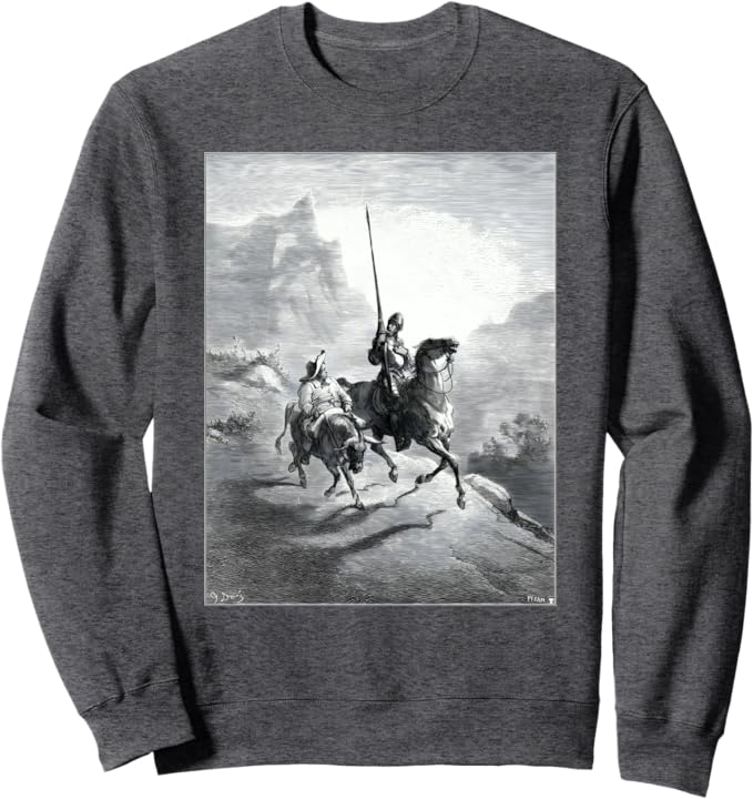 Don Quixote and Sancho Setting Out by Gustave Doré