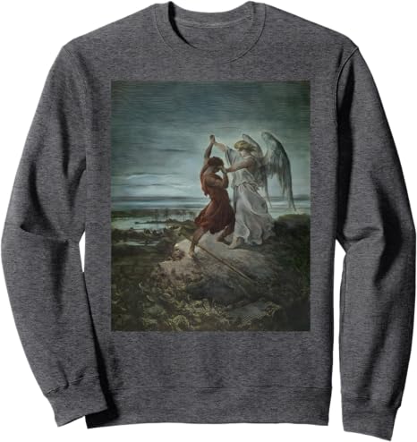 The Wrestle of Jacob by Gustave Doré