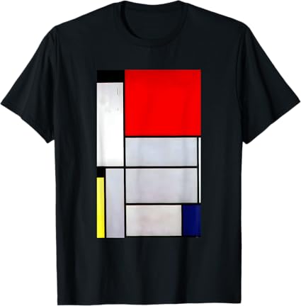 Neoplasticism abstract painting design by Piet Mondrian