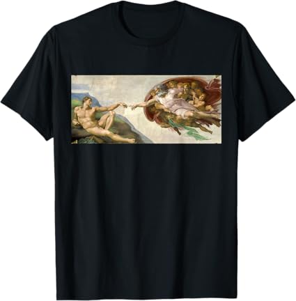 Sistine Chapel Ceiling: Creation of Adam by Michelangelo
