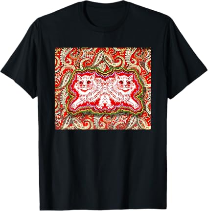 Untitled (two red cats) by Louis Wain