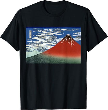 Fuji, Mountains in clear Weather (Red Fuji) by Katsushika Hokusai