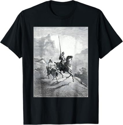 Don Quixote and Sancho Setting Out by Gustave Doré