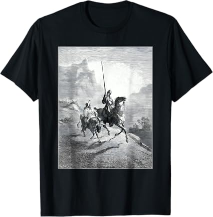 Don Quixote and Sancho Setting Out by Gustave Doré