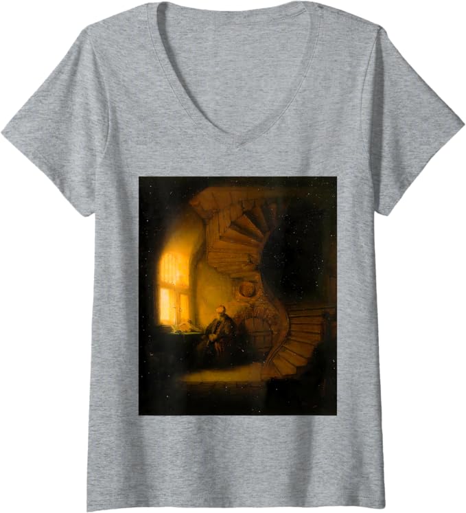 Philosopher in Meditation by Rembrandt