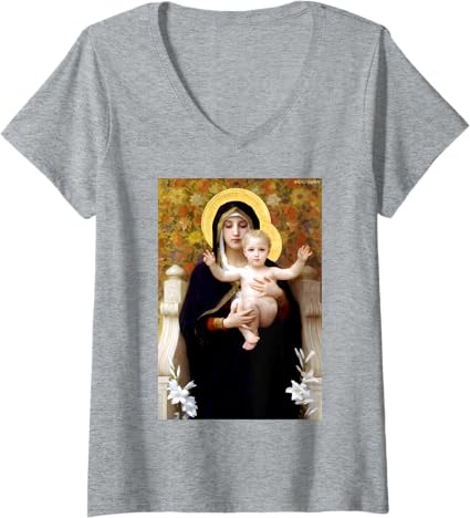 The Madonna of the Lilies by William-Adolphe Bouguereau