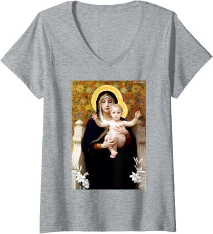The Madonna of the Lilies by William-Adolphe Bouguereau