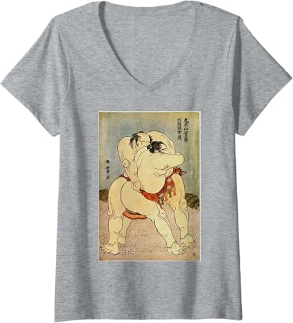 Sumo Wrestlers by Katsushika Hokusai
