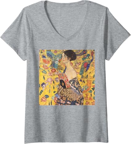 Lady with Fan by Gustav Klimt