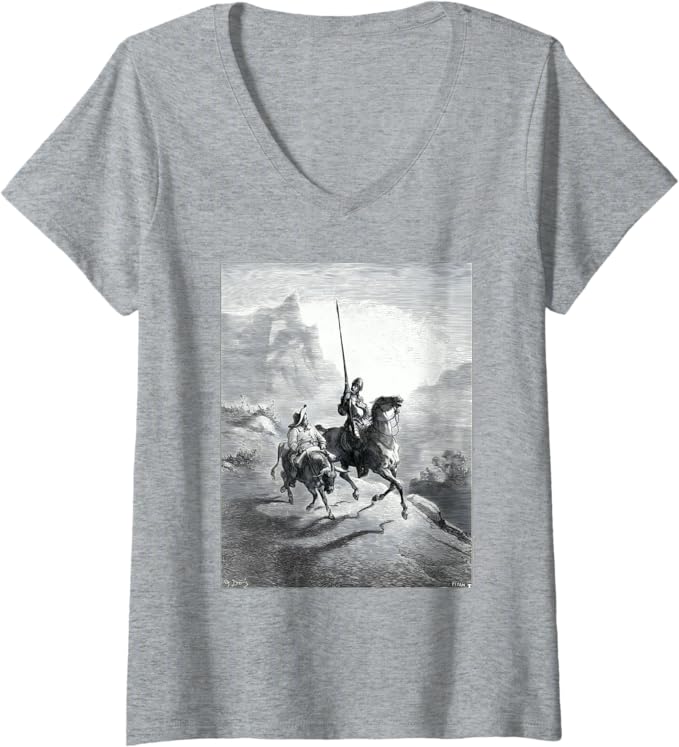 Don Quixote and Sancho Setting Out by Gustave Doré