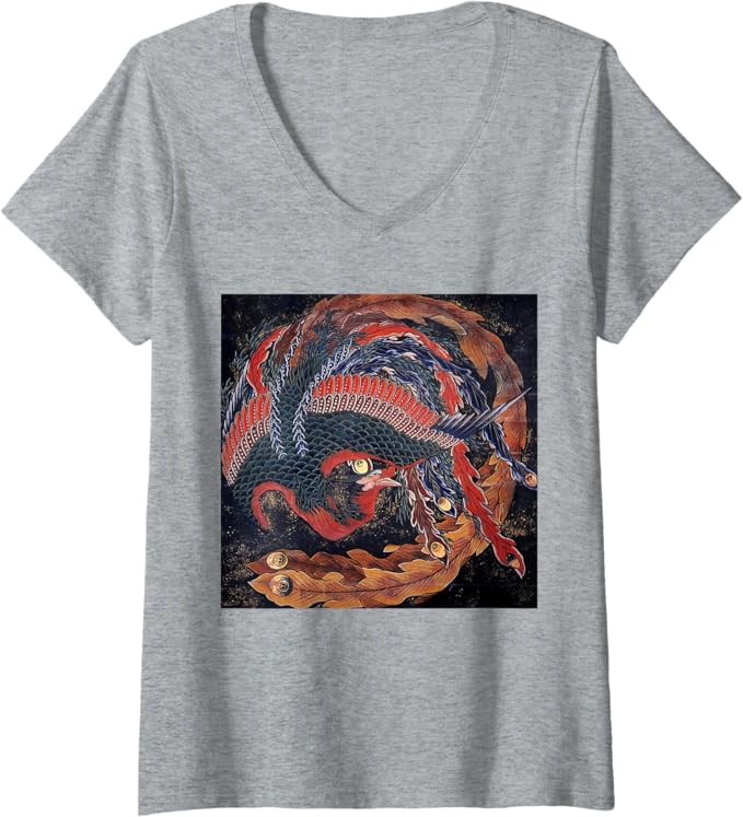 Phoenix by Katsushika Hokusai